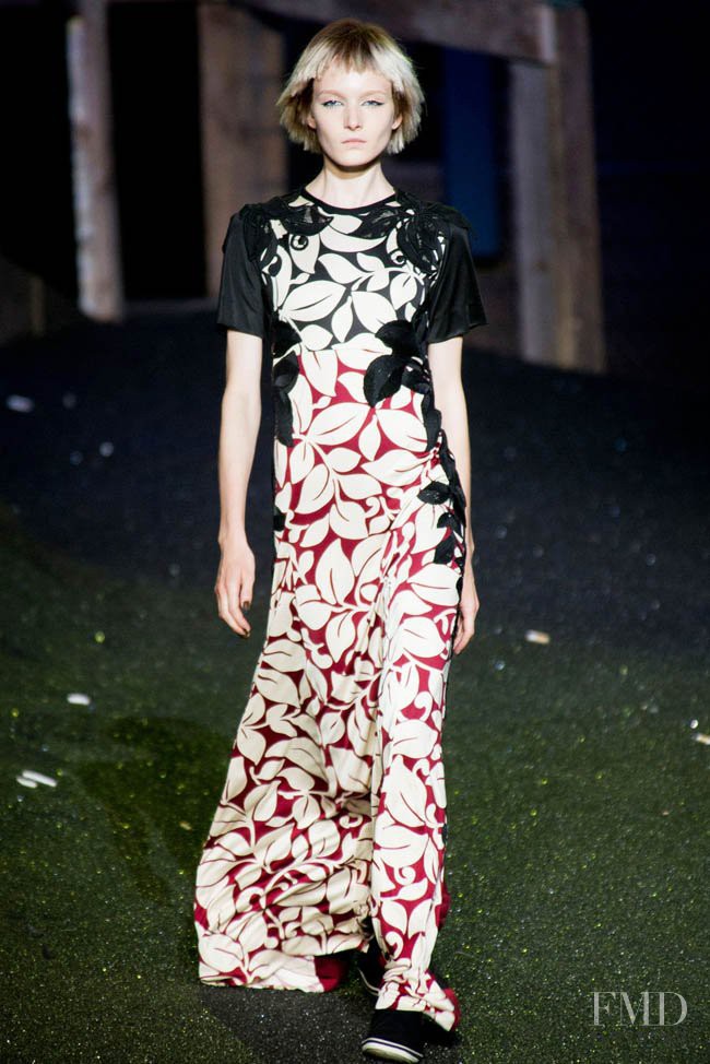 Maja Salamon featured in  the Marc Jacobs fashion show for Spring/Summer 2014