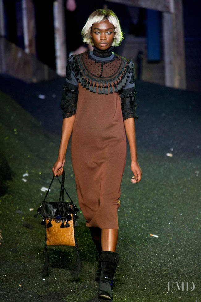 Kayla Clarke featured in  the Marc Jacobs fashion show for Spring/Summer 2014
