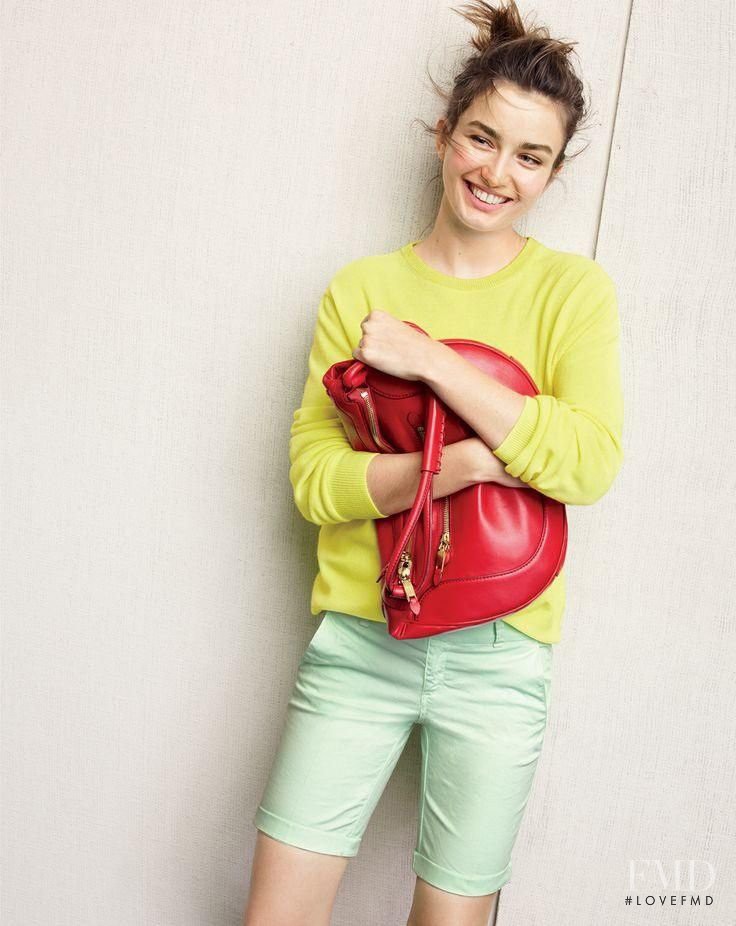 Andreea Diaconu featured in  the J.Crew lookbook for Summer 2014