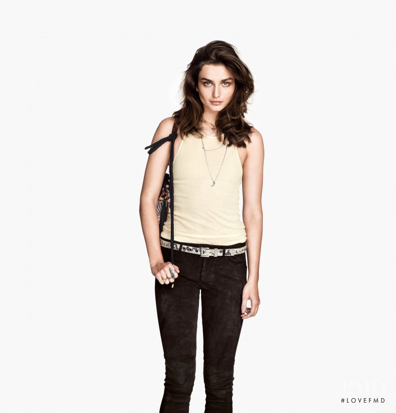 Andreea Diaconu featured in  the H&M catalogue for Spring/Summer 2014