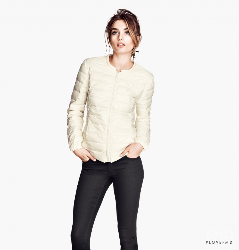 Andreea Diaconu featured in  the H&M catalogue for Spring/Summer 2014