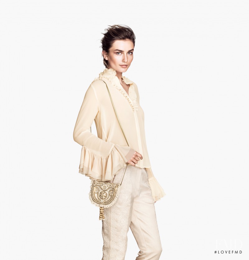 Andreea Diaconu featured in  the H&M catalogue for Spring/Summer 2014