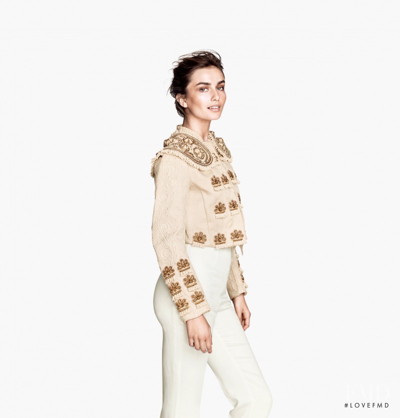 Andreea Diaconu featured in  the H&M catalogue for Spring/Summer 2014