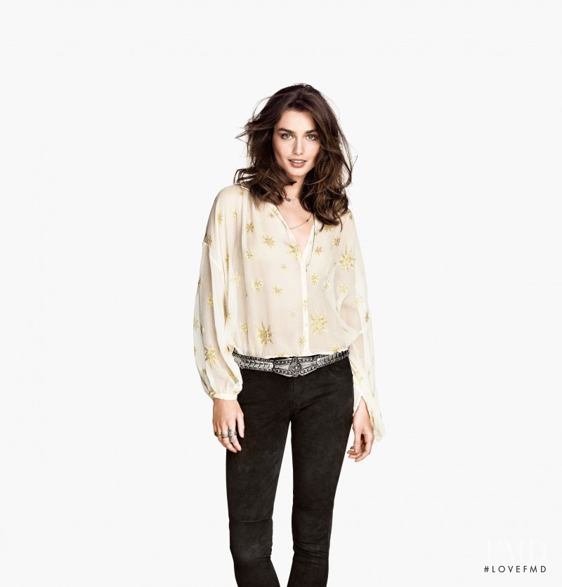 Andreea Diaconu featured in  the H&M catalogue for Spring/Summer 2014