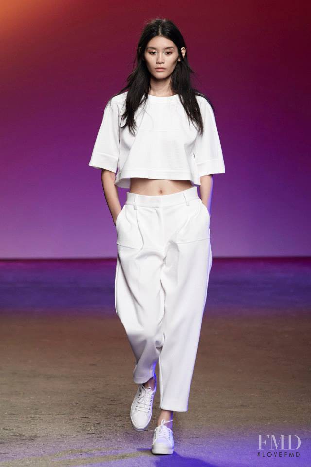 Ming Xi featured in  the iCB fashion show for Spring/Summer 2014