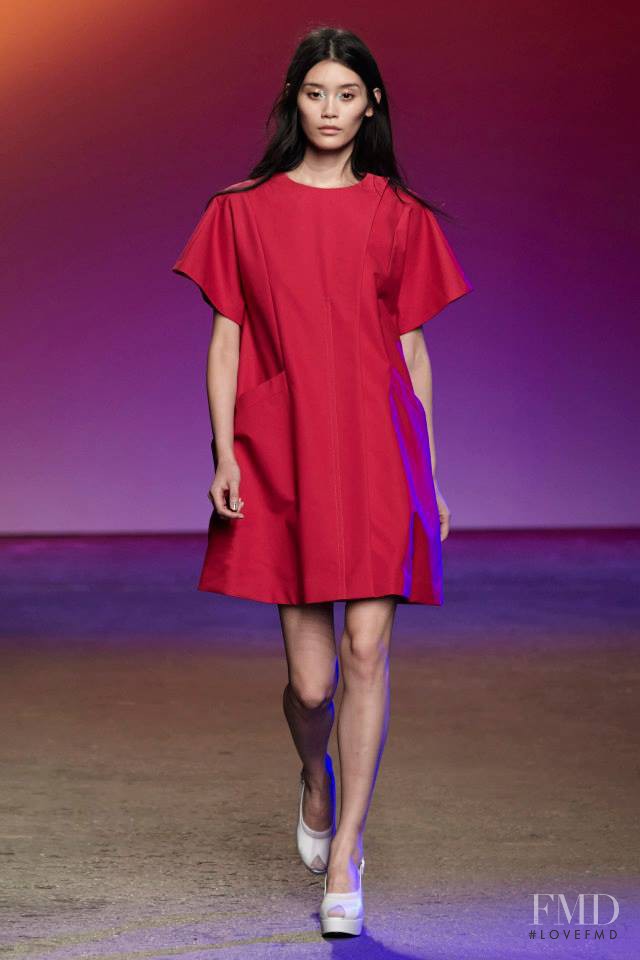 Ming Xi featured in  the iCB fashion show for Spring/Summer 2014