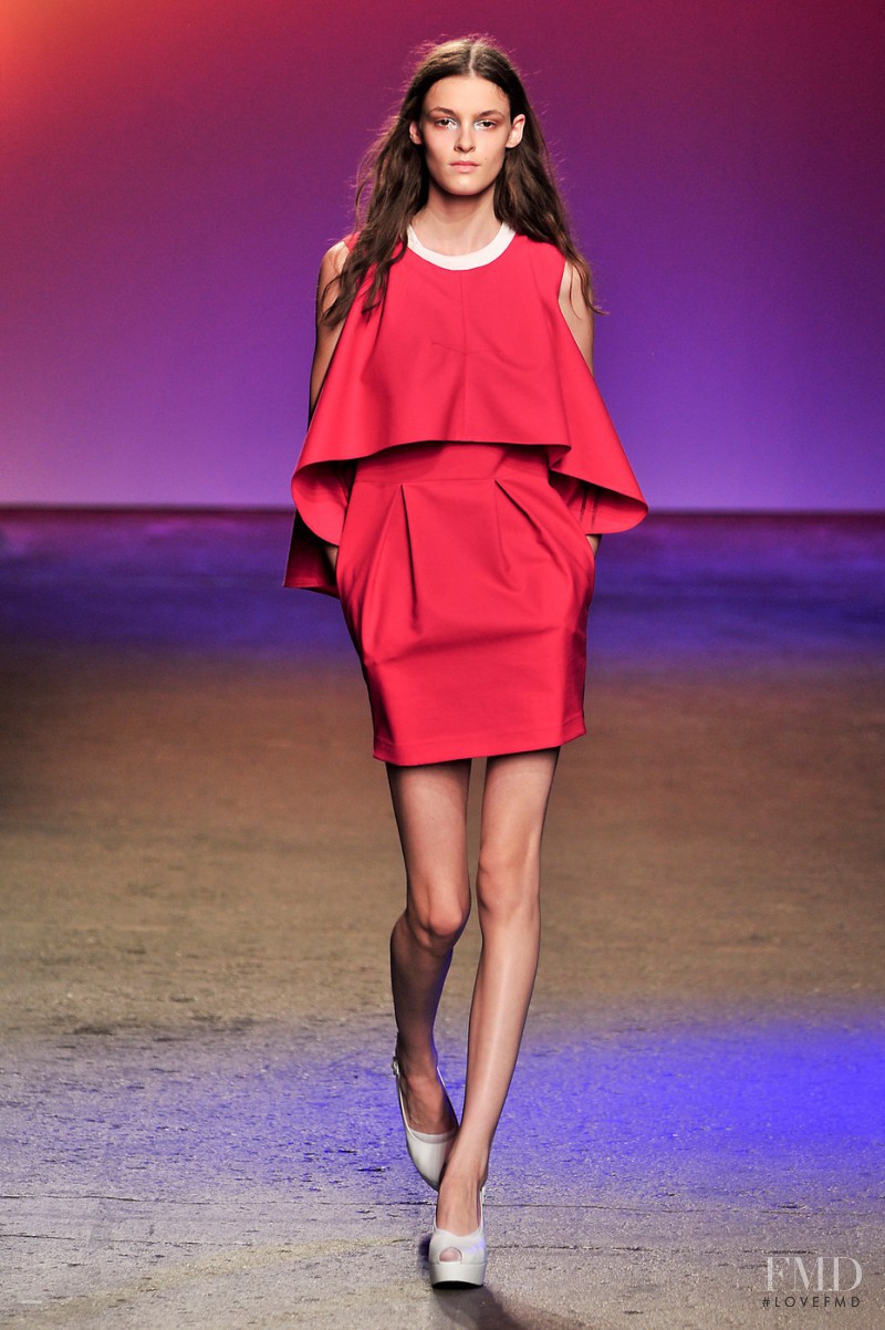 Kremi Otashliyska featured in  the iCB fashion show for Spring/Summer 2014