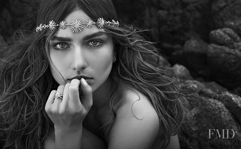 Andreea Diaconu featured in  the David Yurman lookbook for Spring/Summer 2014