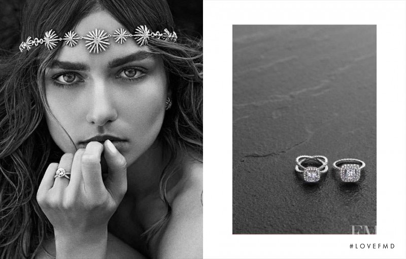 Andreea Diaconu featured in  the David Yurman lookbook for Spring/Summer 2014