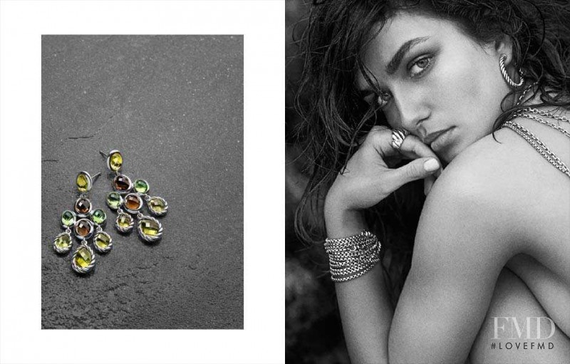 Andreea Diaconu featured in  the David Yurman lookbook for Spring/Summer 2014