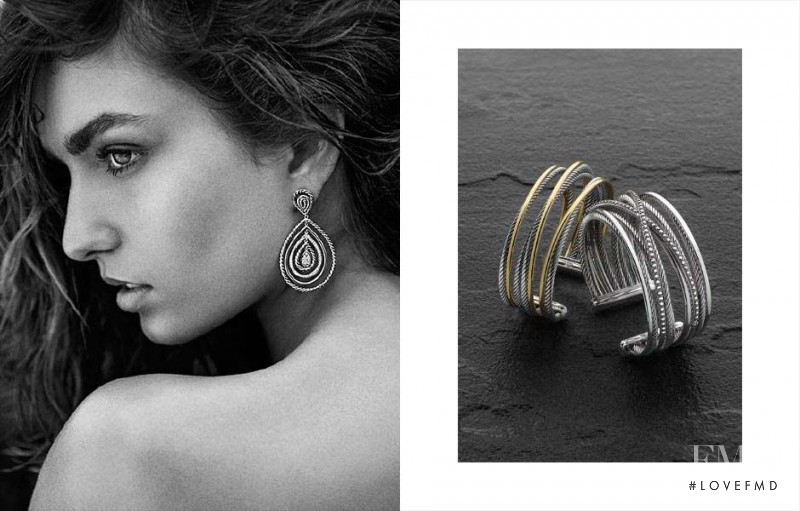 Andreea Diaconu featured in  the David Yurman lookbook for Spring/Summer 2014