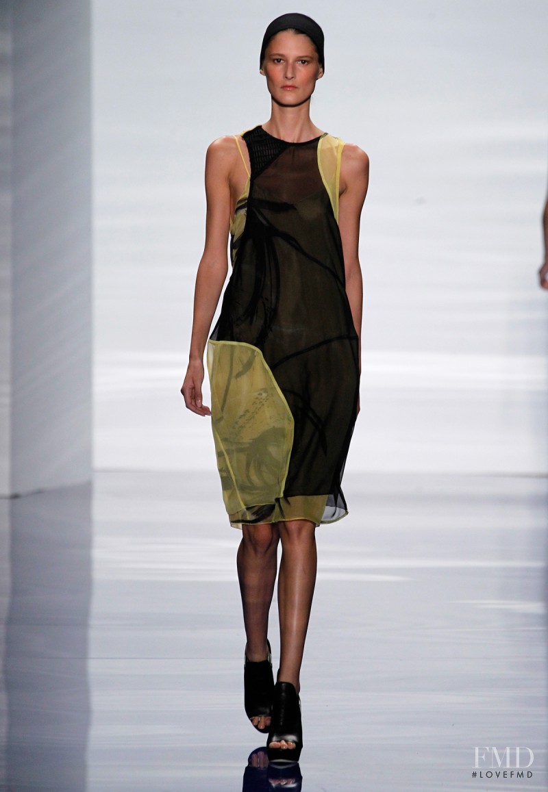 Marie Piovesan featured in  the Vera Wang fashion show for Spring/Summer 2014