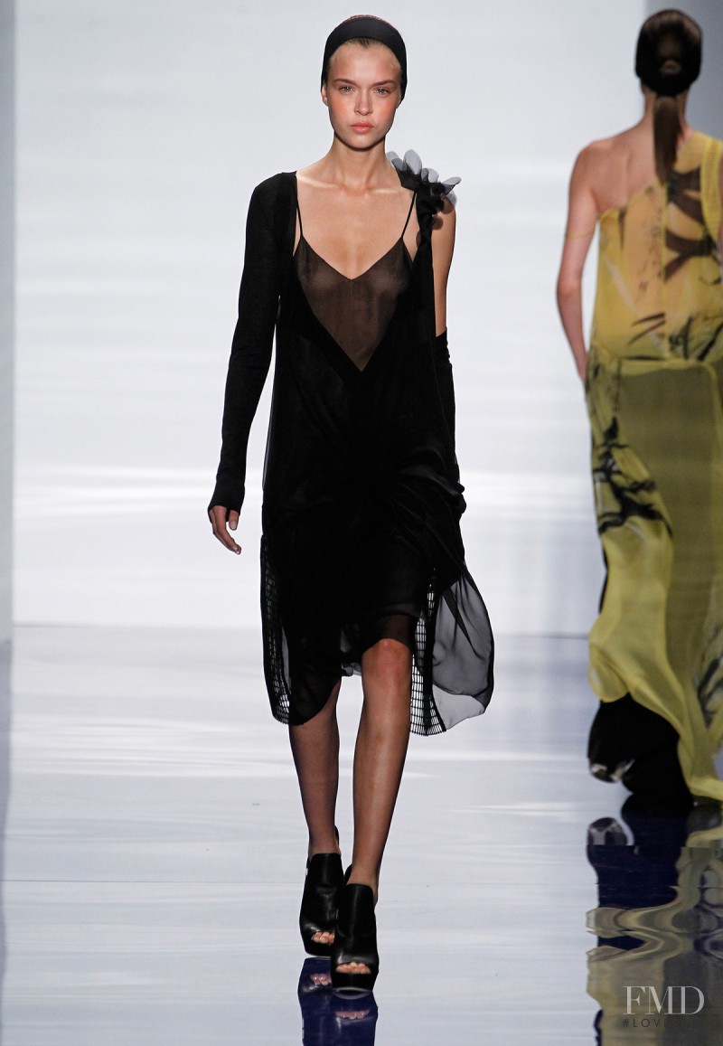 Josephine Skriver featured in  the Vera Wang fashion show for Spring/Summer 2014