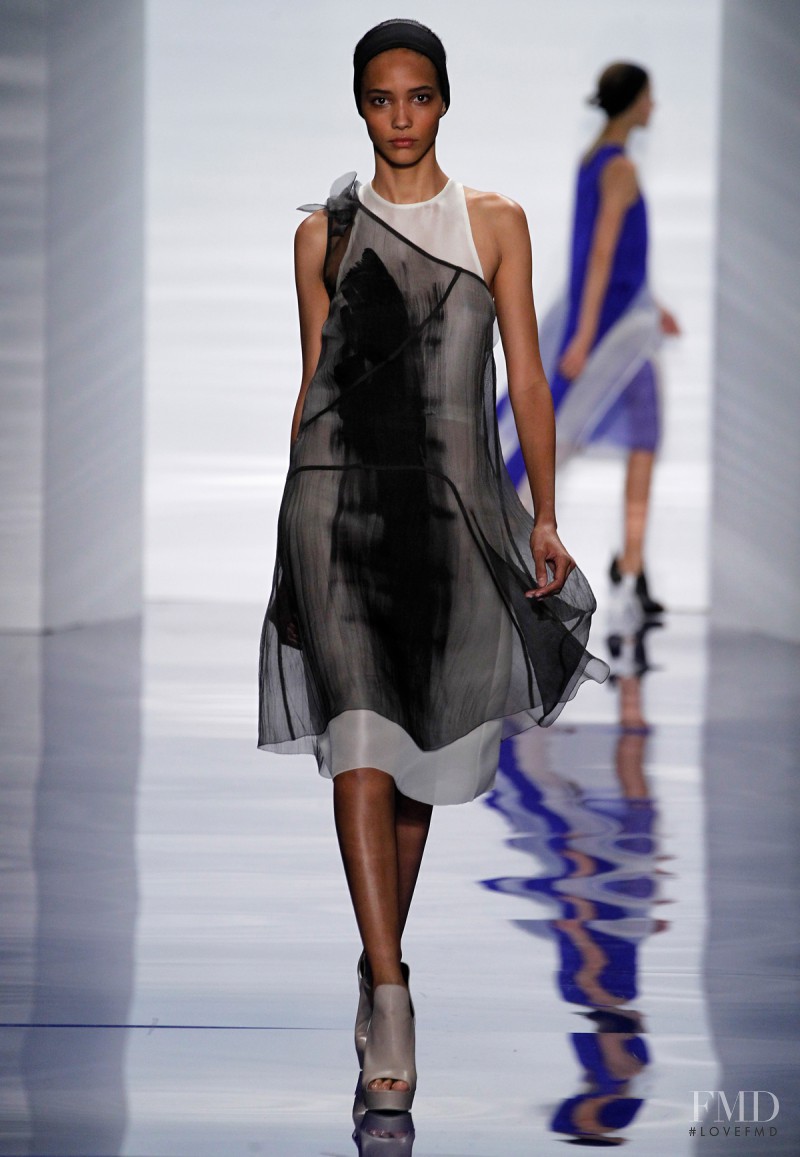 Cora Emmanuel featured in  the Vera Wang fashion show for Spring/Summer 2014