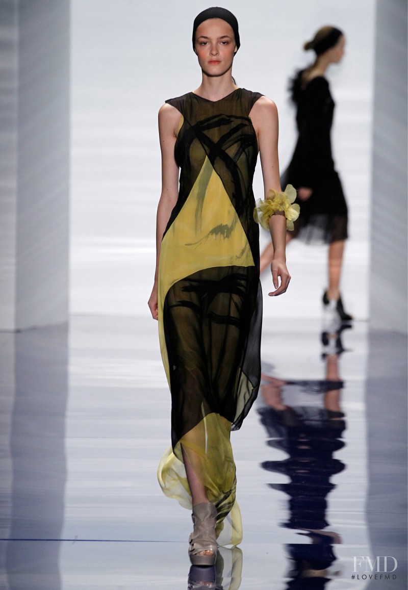 Kremi Otashliyska featured in  the Vera Wang fashion show for Spring/Summer 2014