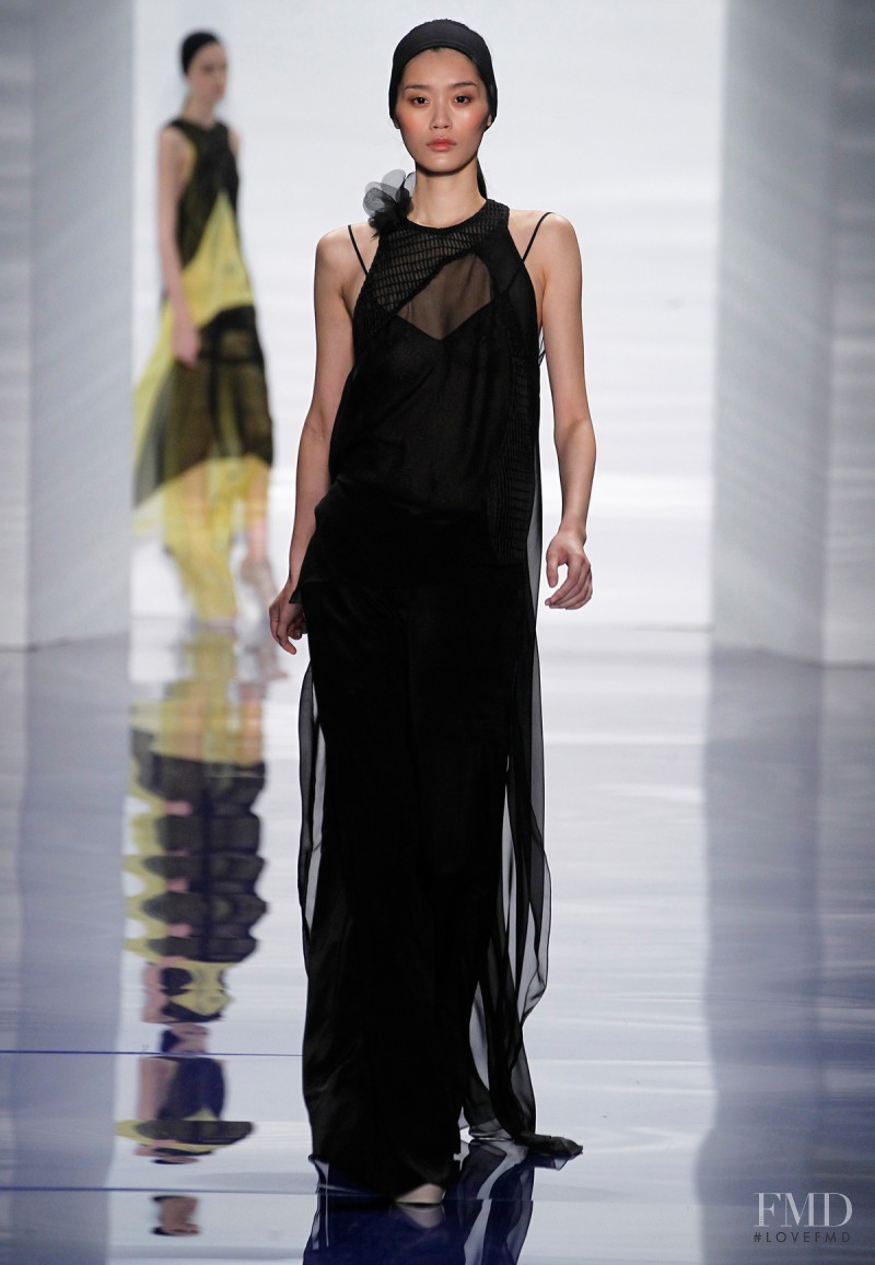 Ming Xi featured in  the Vera Wang fashion show for Spring/Summer 2014