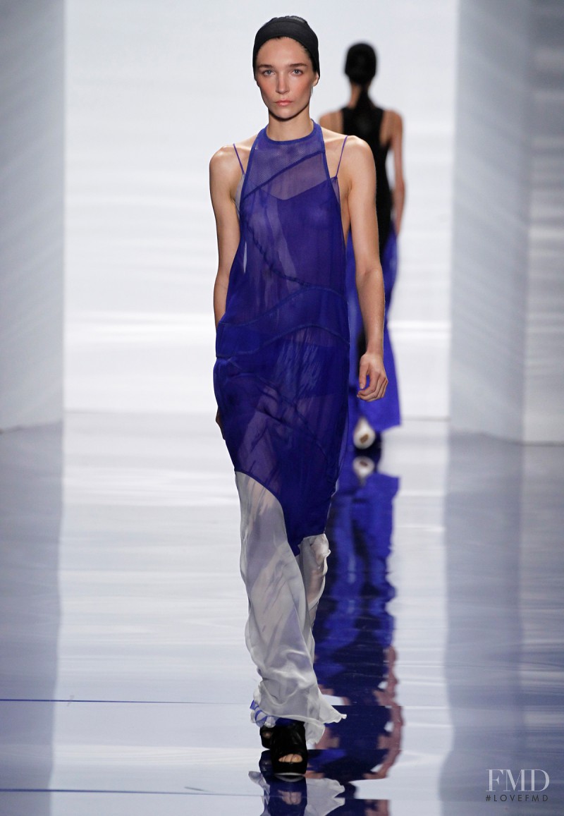 Janice Alida featured in  the Vera Wang fashion show for Spring/Summer 2014