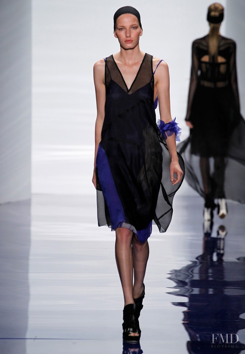 Marique Schimmel featured in  the Vera Wang fashion show for Spring/Summer 2014