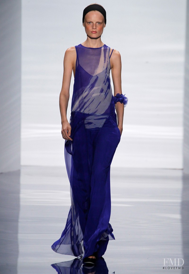 Hanne Gaby Odiele featured in  the Vera Wang fashion show for Spring/Summer 2014