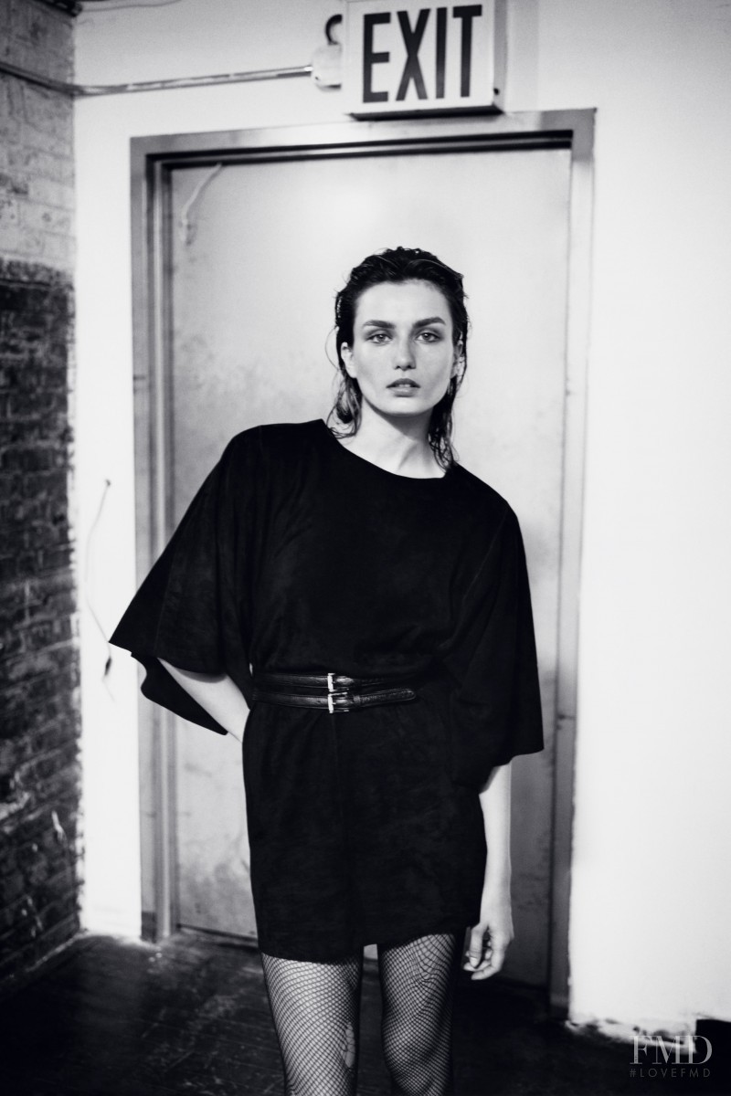 Andreea Diaconu featured in  the Pierre Balmain advertisement for Spring/Summer 2014