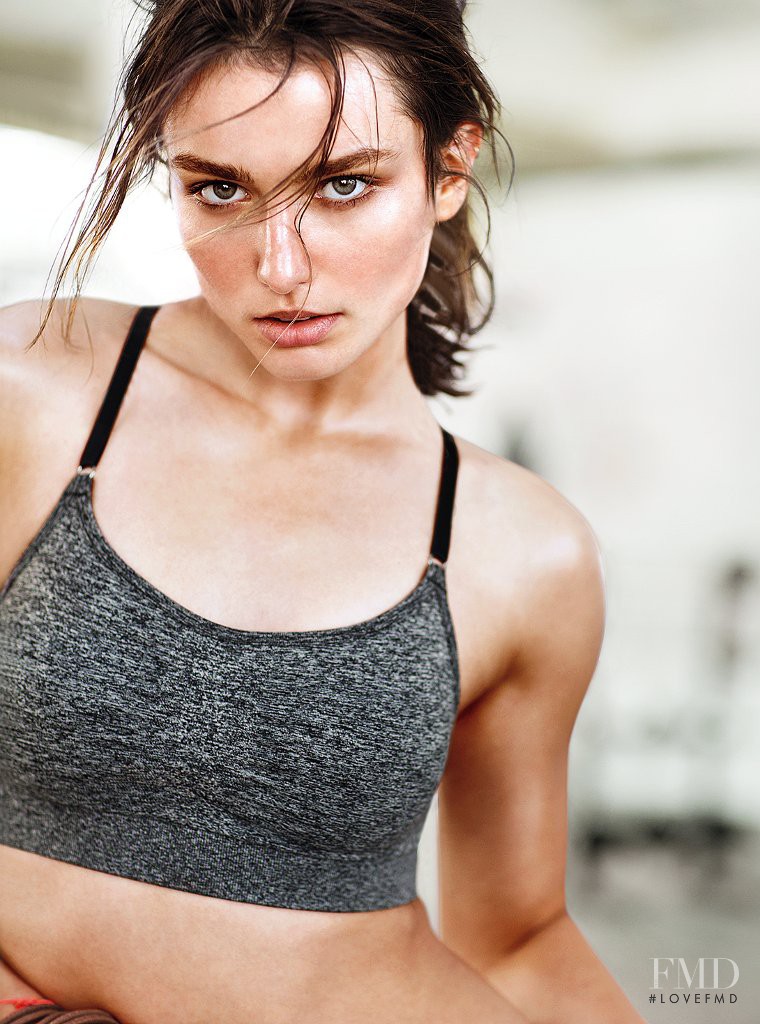 Andreea Diaconu featured in  the Victoria\'s Secret VSX catalogue for Spring/Summer 2014