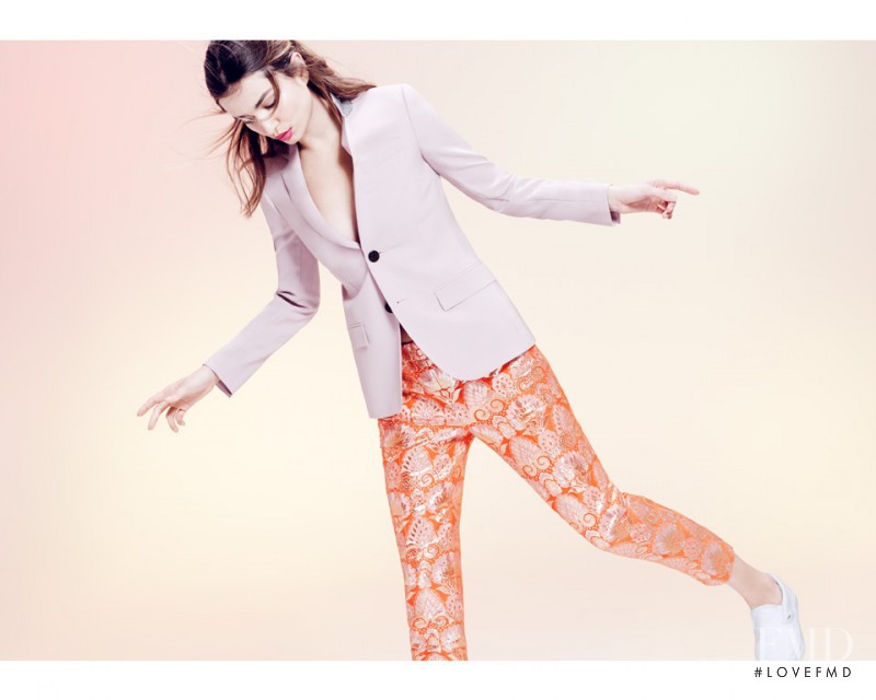 Andreea Diaconu featured in  the J.Crew lookbook for Summer 2014