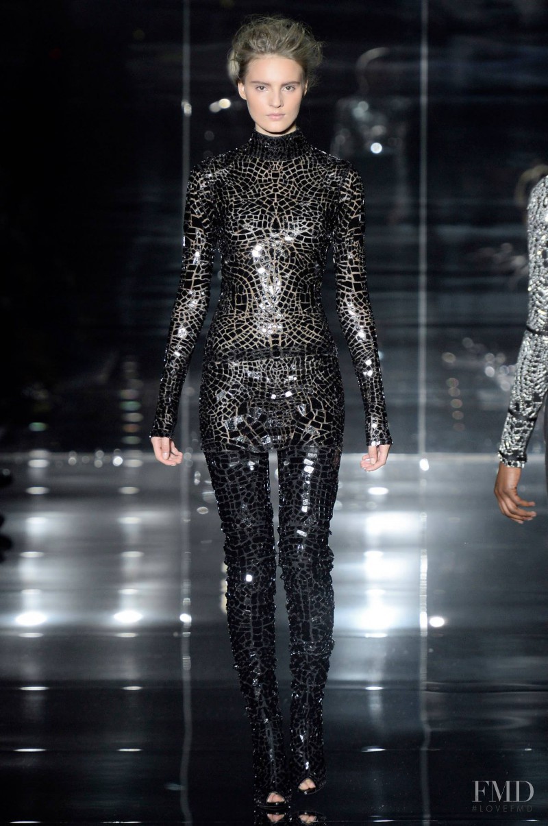 Tilda Lindstam featured in  the Tom Ford fashion show for Spring/Summer 2014