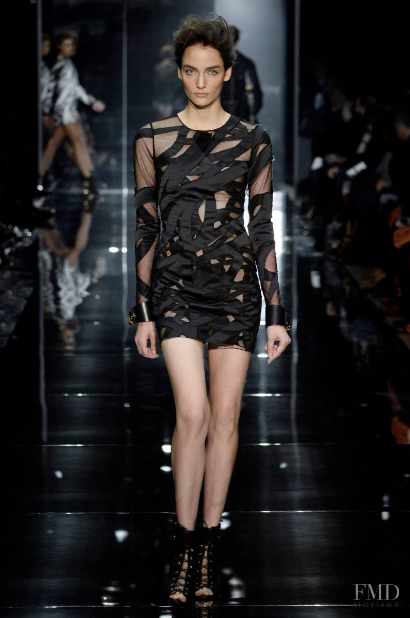 Zuzanna Bijoch featured in  the Tom Ford fashion show for Spring/Summer 2014