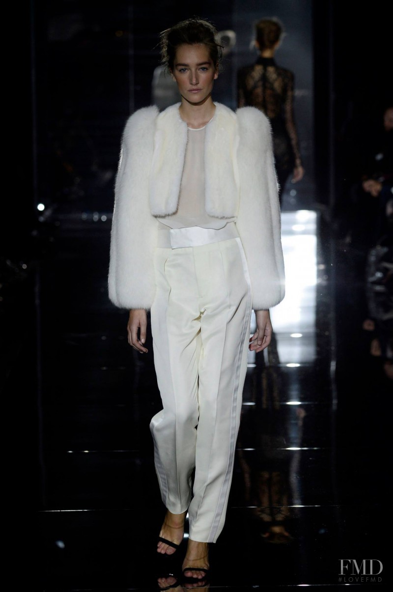 Joséphine Le Tutour featured in  the Tom Ford fashion show for Spring/Summer 2014