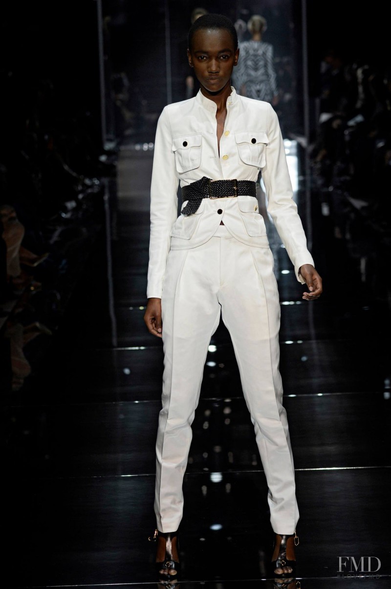 Herieth Paul featured in  the Tom Ford fashion show for Spring/Summer 2014