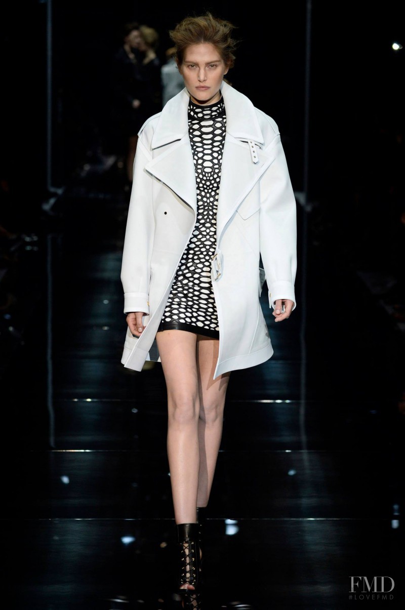 Catherine McNeil featured in  the Tom Ford fashion show for Spring/Summer 2014