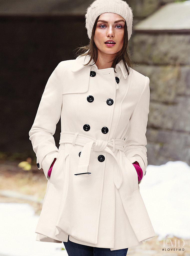 Andreea Diaconu featured in  the Victoria\'s Secret Clothing catalogue for Autumn/Winter 2013