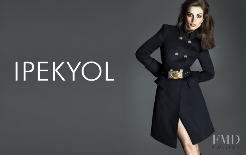 Andreea Diaconu featured in  the Ipekyol advertisement for Autumn/Winter 2013