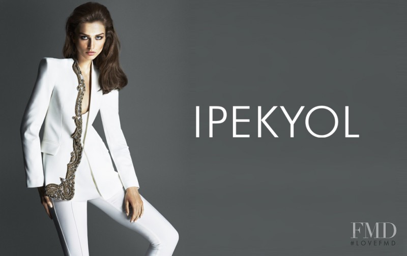 Andreea Diaconu featured in  the Ipekyol advertisement for Autumn/Winter 2013