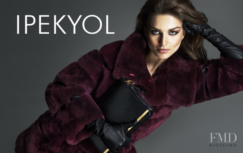 Andreea Diaconu featured in  the Ipekyol advertisement for Autumn/Winter 2013