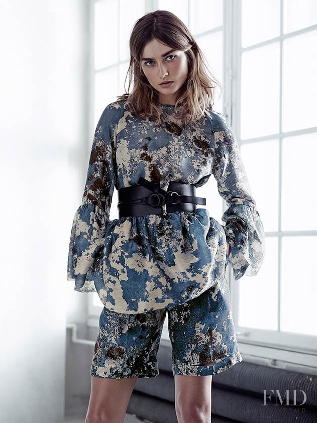 Andreea Diaconu featured in  the H&M Conscious Exclusive catalogue for Spring 2014