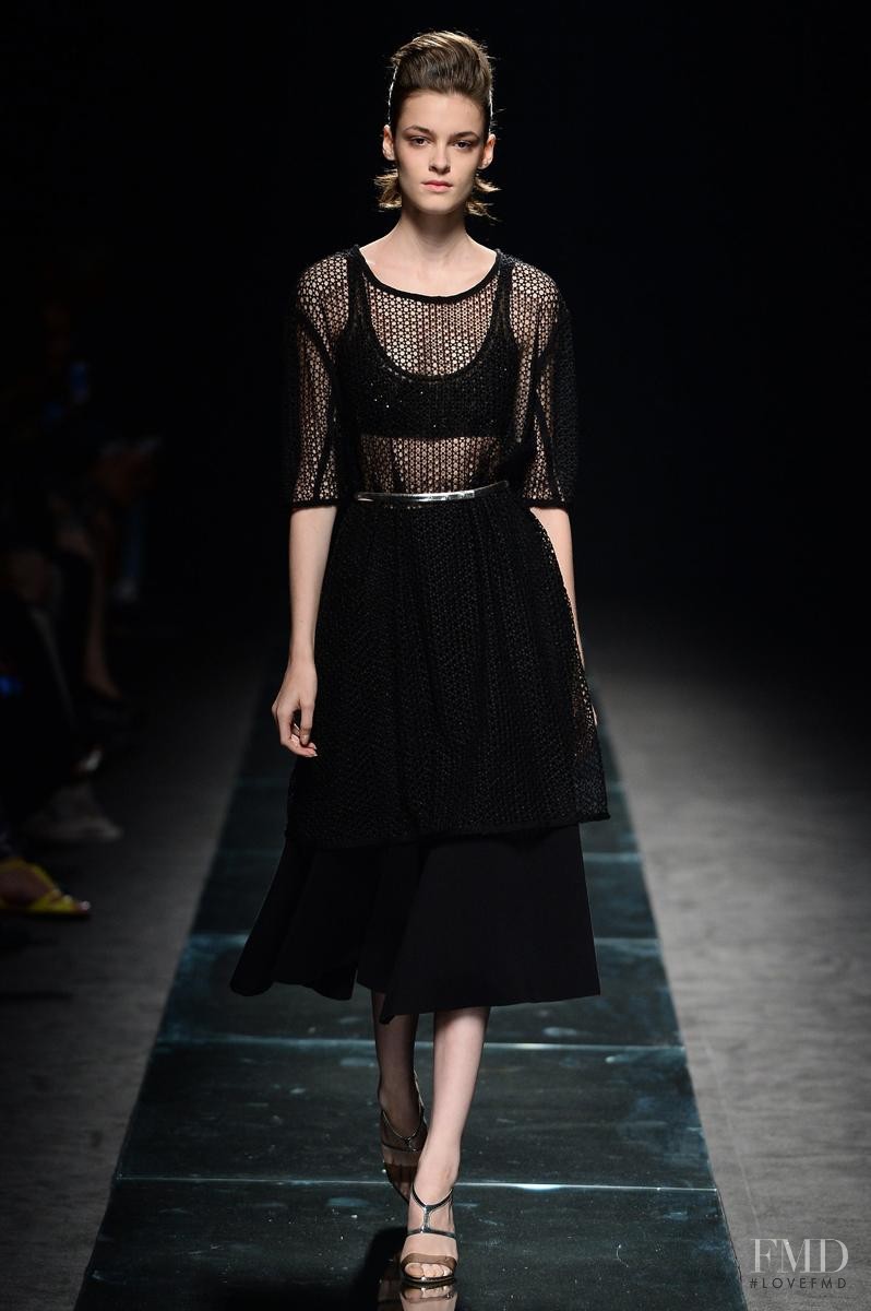 Kremi Otashliyska featured in  the Anteprima fashion show for Spring/Summer 2014