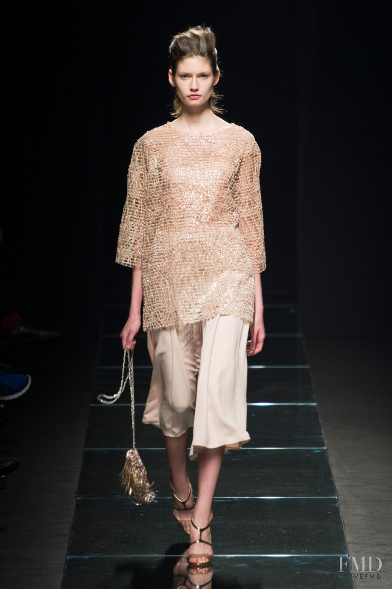 Kasia Krol featured in  the Anteprima fashion show for Spring/Summer 2014