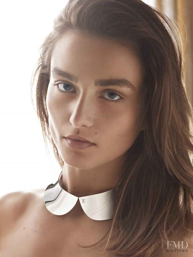 Andreea Diaconu featured in  the Louis Vuitton Jewelry advertisement for Autumn/Winter 2013