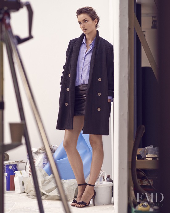 Andreea Diaconu featured in  the Isabel Marant lookbook for Resort 2014