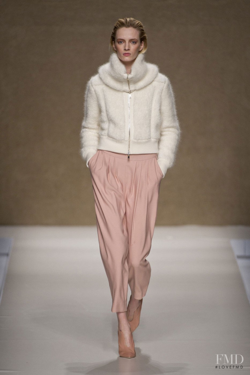 Daria Strokous featured in  the Blumarine fashion show for Autumn/Winter 2013