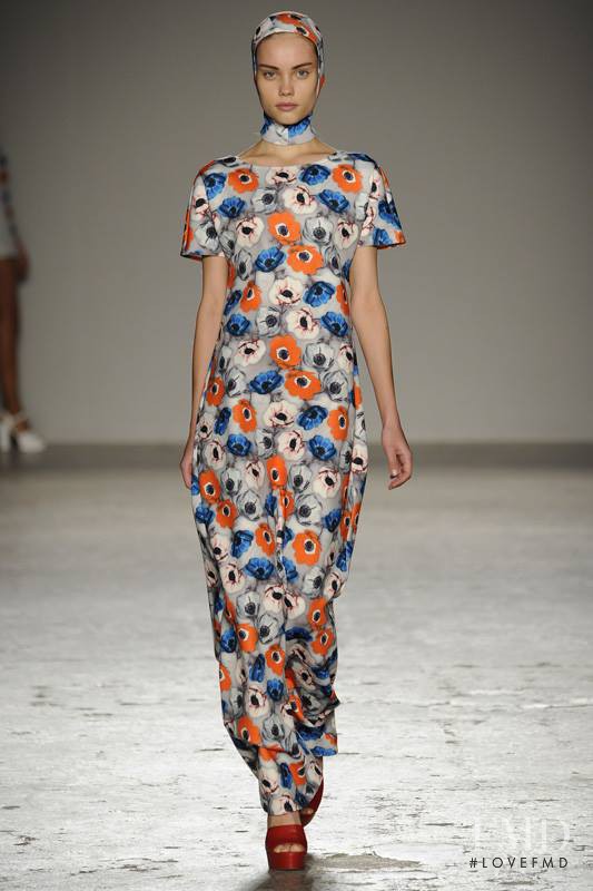 Daria Piotrowiak featured in  the Andrea Incontri fashion show for Spring/Summer 2014