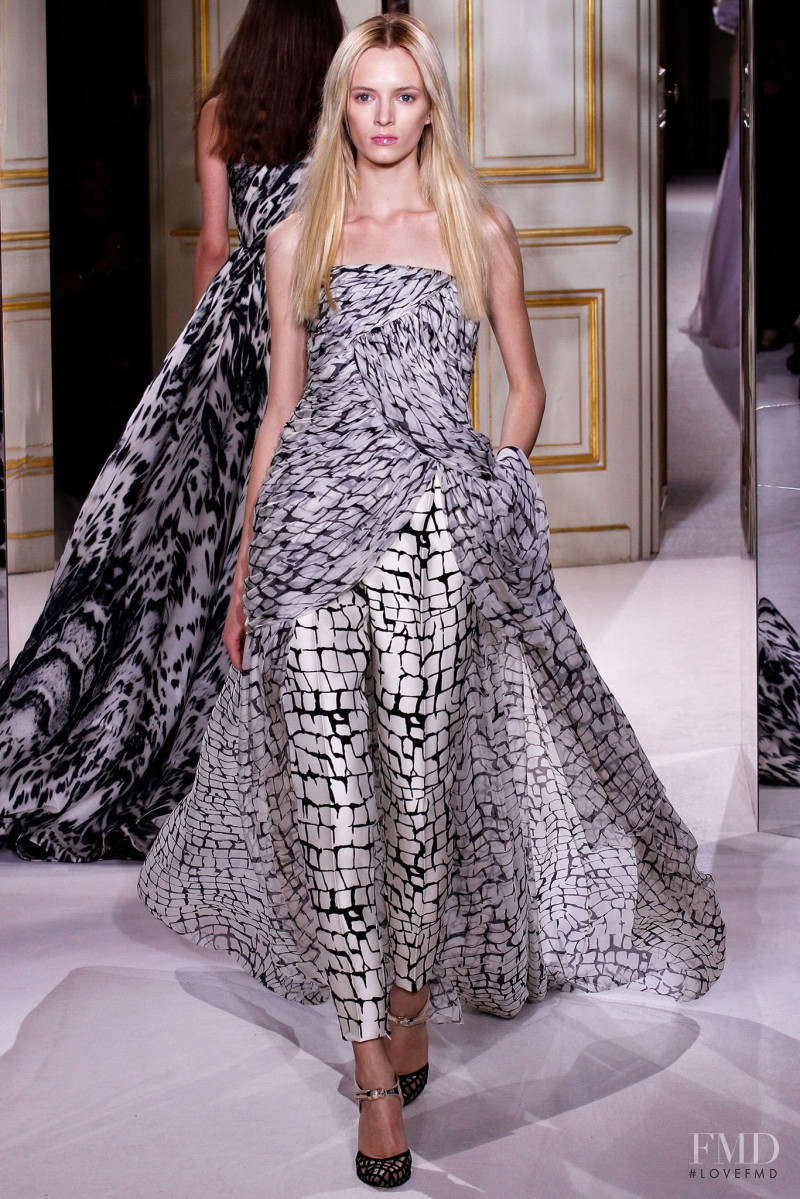Daria Strokous featured in  the Giambattista Valli Haute Couture fashion show for Spring/Summer 2013