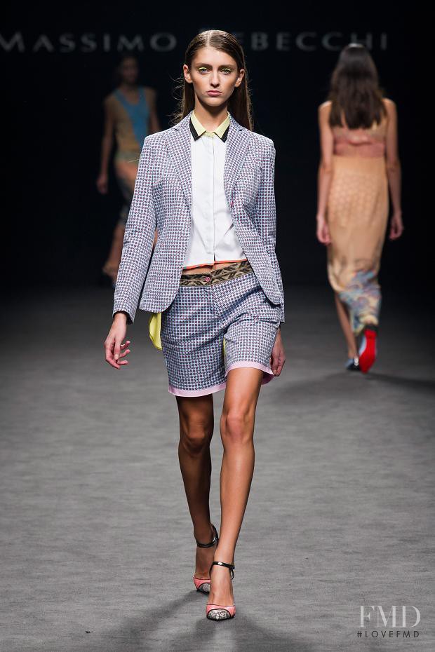 Alexandra Rudakova featured in  the Massimo Rebecchi fashion show for Spring/Summer 2014