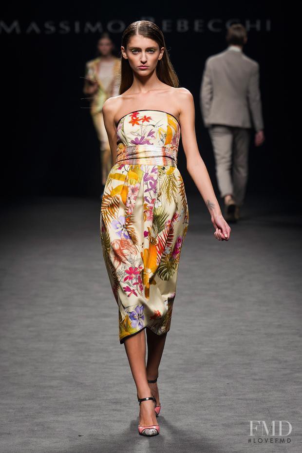 Alexandra Rudakova featured in  the Massimo Rebecchi fashion show for Spring/Summer 2014