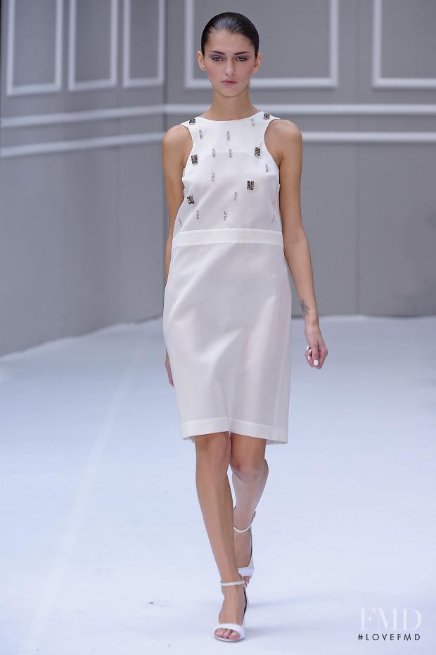 Alexandra Rudakova featured in  the Beequeen by Chicca Lualdi fashion show for Spring/Summer 2014