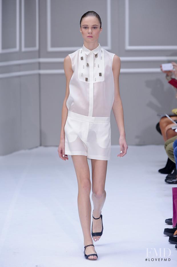 Katherine Kuhl featured in  the Beequeen by Chicca Lualdi fashion show for Spring/Summer 2014