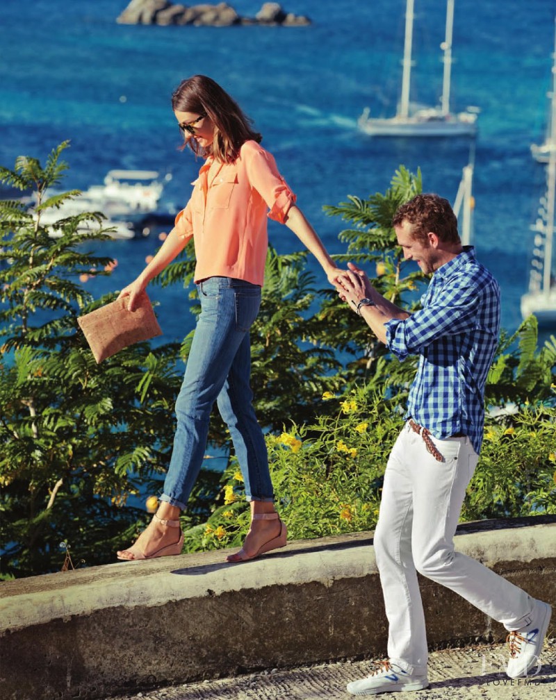 Andreea Diaconu featured in  the J.Crew lookbook for Summer 2013