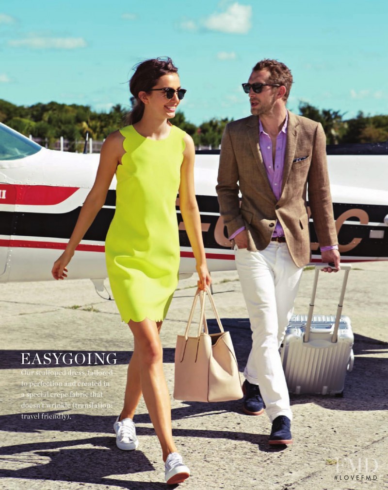 Andreea Diaconu featured in  the J.Crew lookbook for Summer 2013