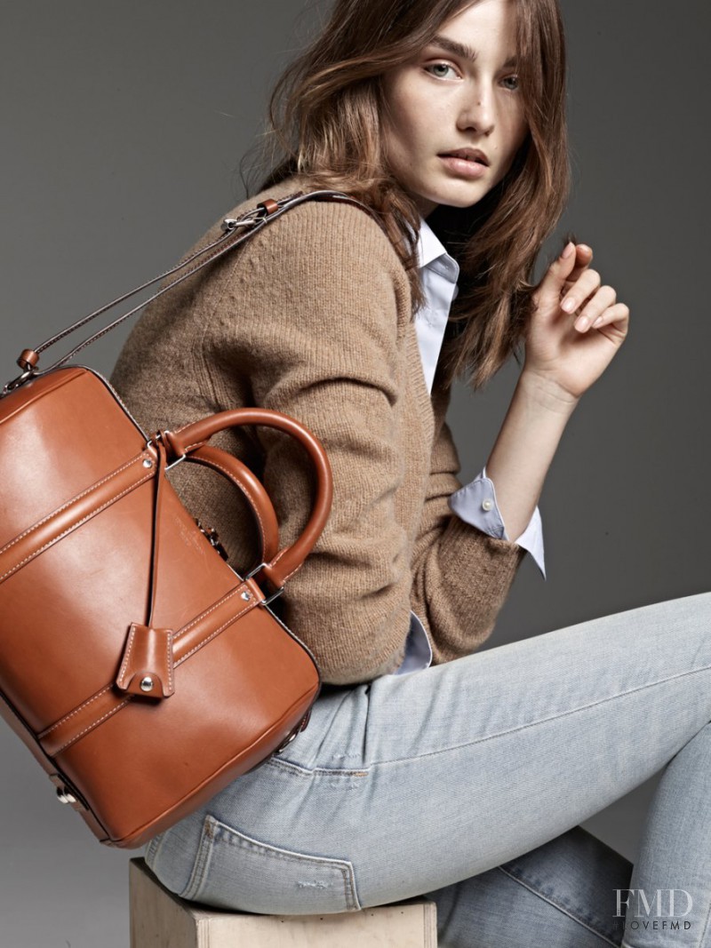 Andreea Diaconu featured in  the Louis Vuitton Parnassea Collection lookbook for Spring/Summer 2013